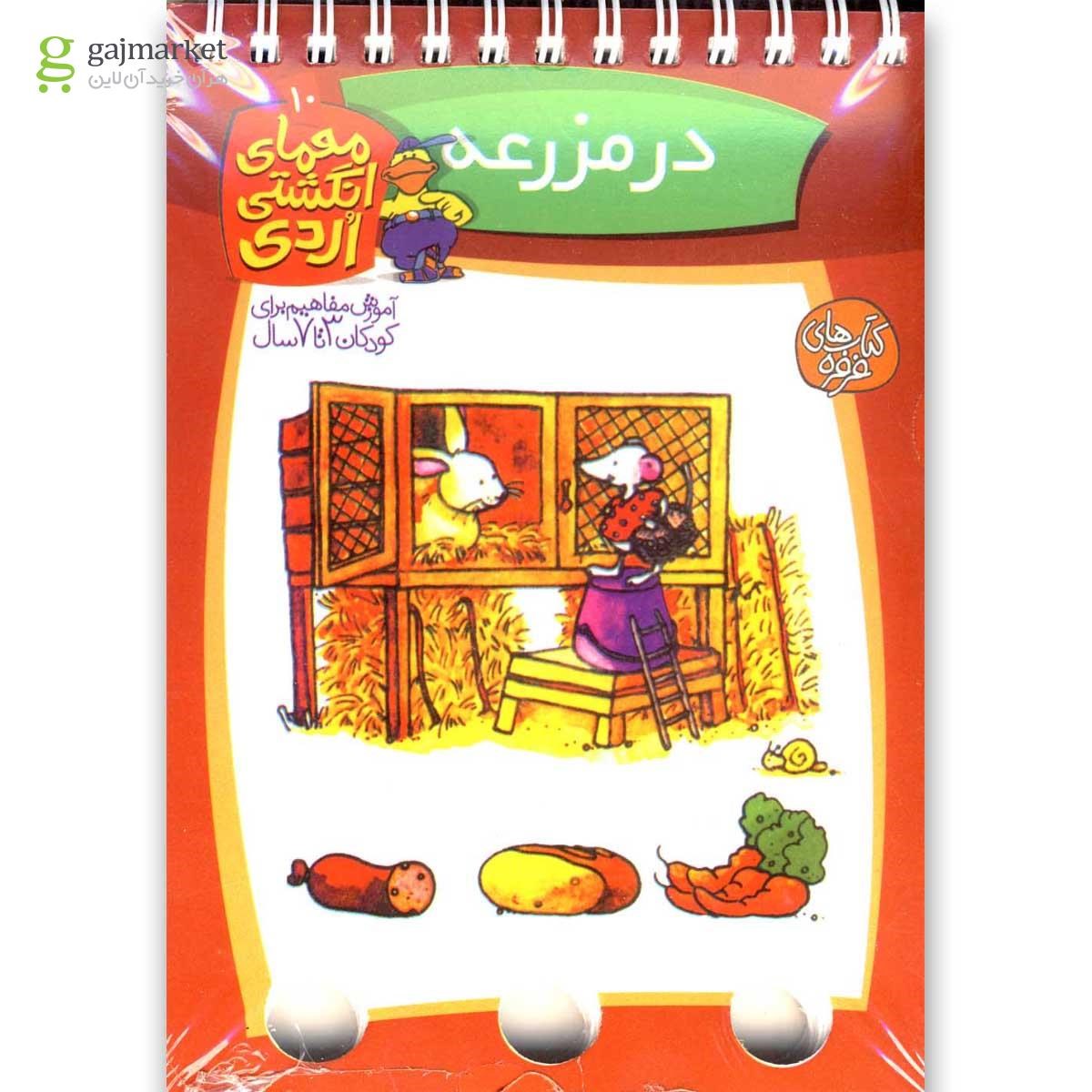 تصویر از کتاب در مزرعه مجموعه معمای انگشتی اردی جلد 10