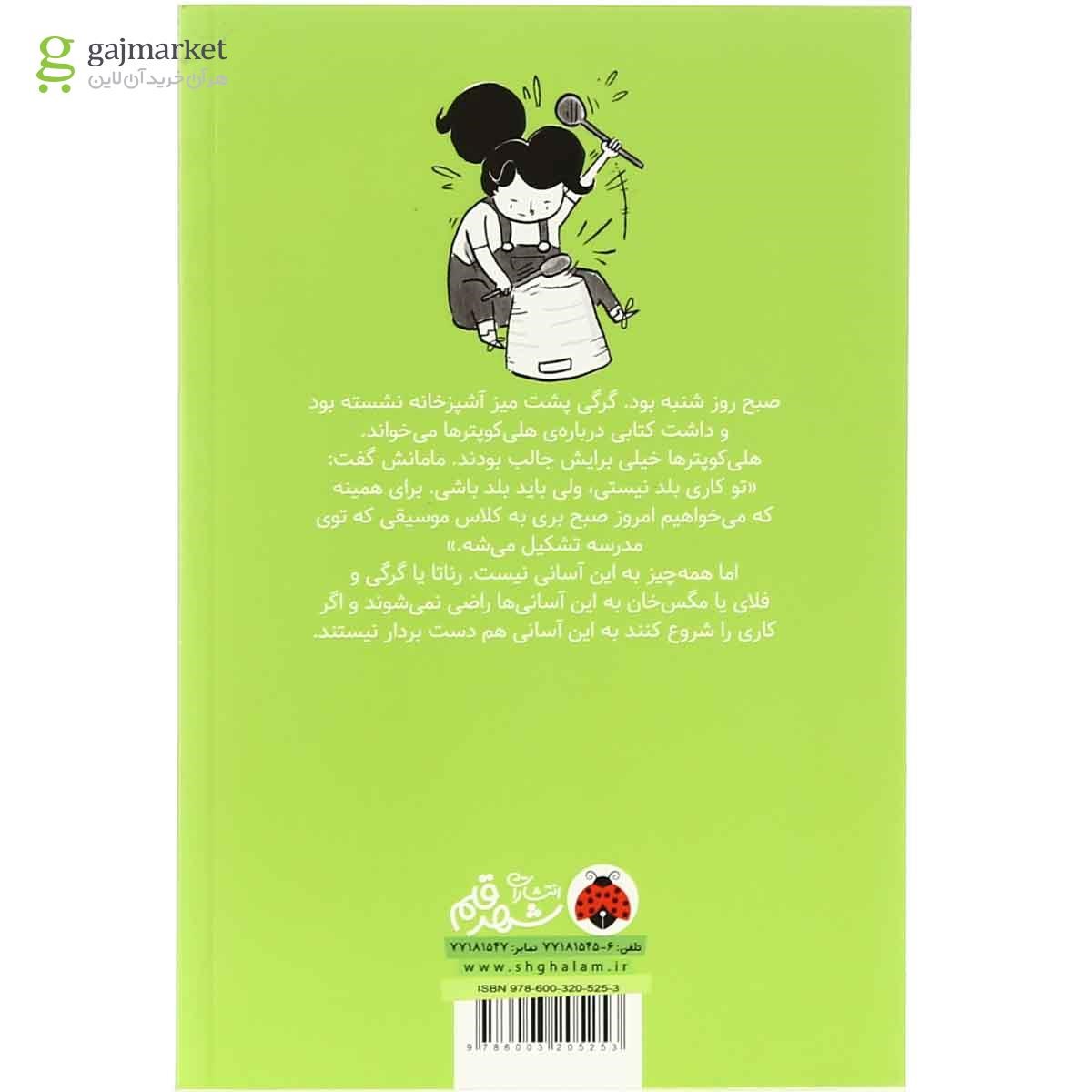 تصویر از کتاب گروه موسیقی در فرار مجموعه گرگی و مگس