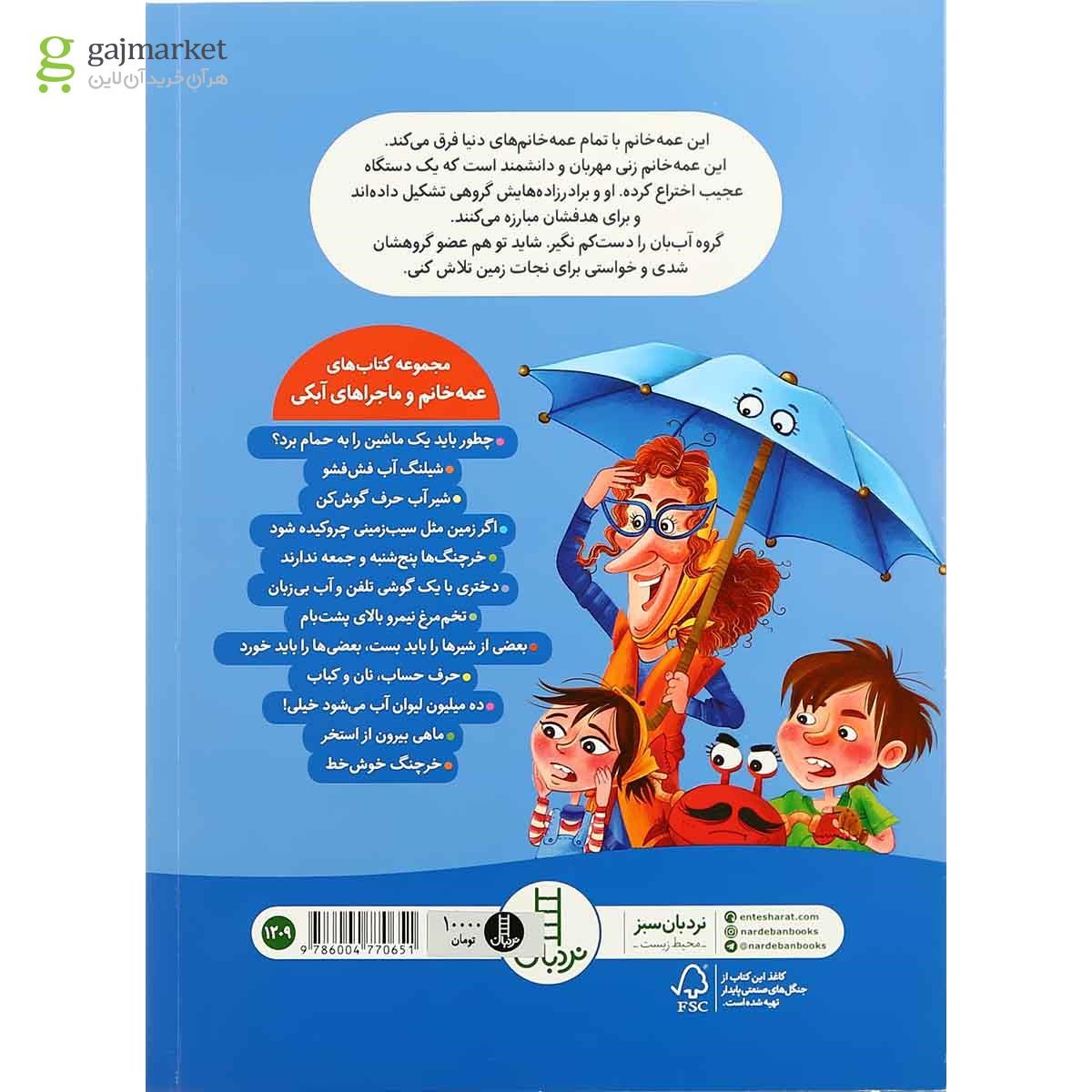 تصویر از کتاب چطور باید یک ماشین را به حمام برد مجموعه عمه خانم و ماجراهای آبکی