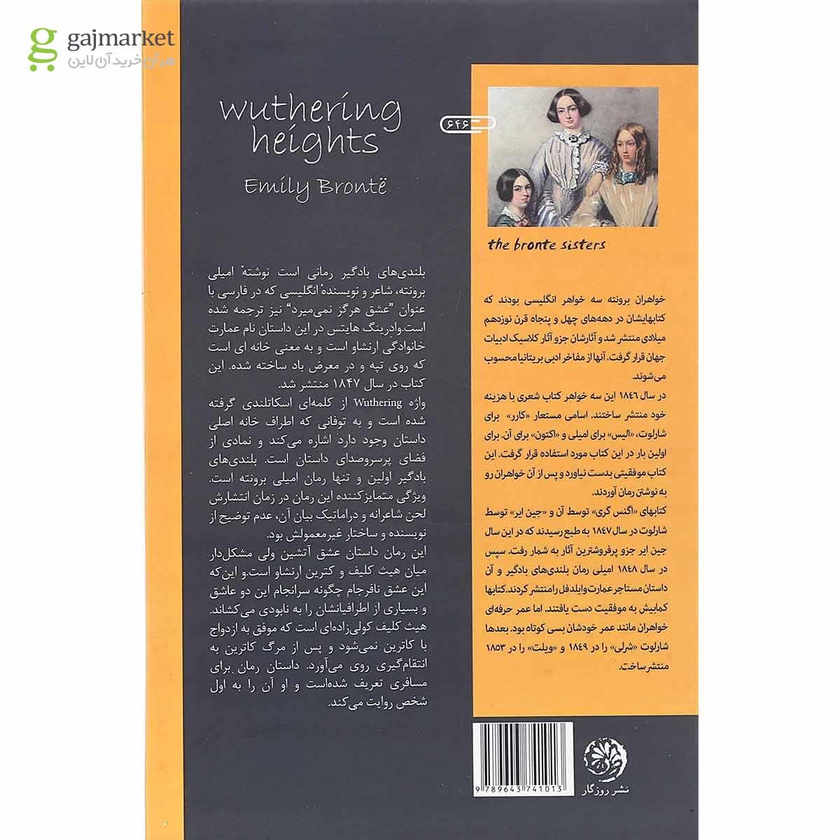 تصویر از کتاب بلندی های بادگیر