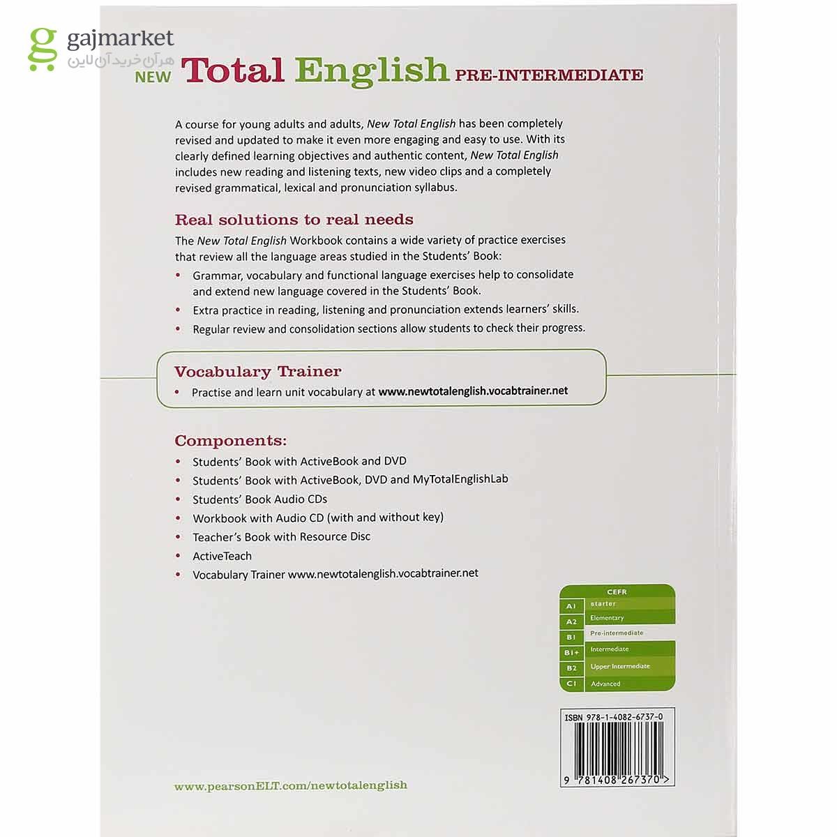 تصویر از New Total English Pre-Intermediate Student's Book + Workbook