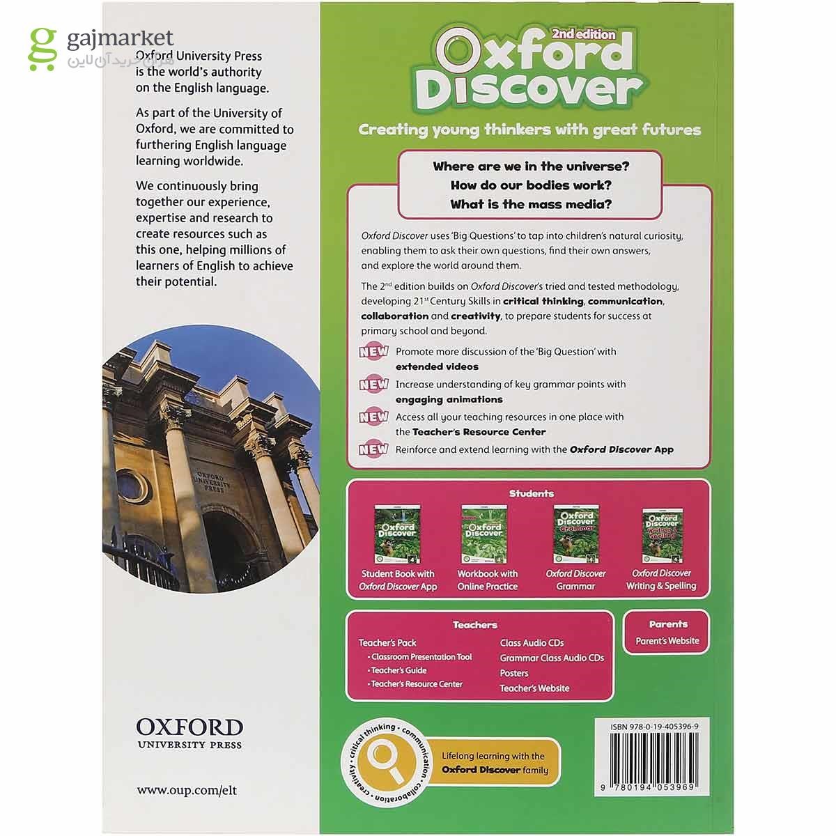تصویر از Oxford Discover 4 Second Edition Student Book + Workbook