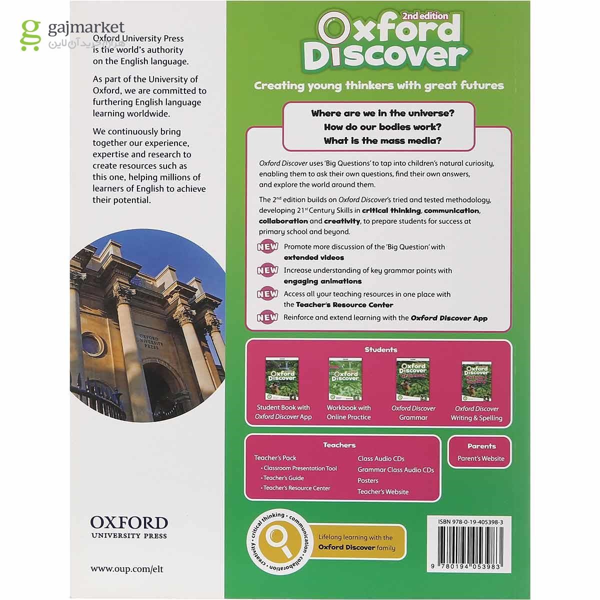 تصویر از Oxford Discover 4 Second Edition Student Book + Workbook