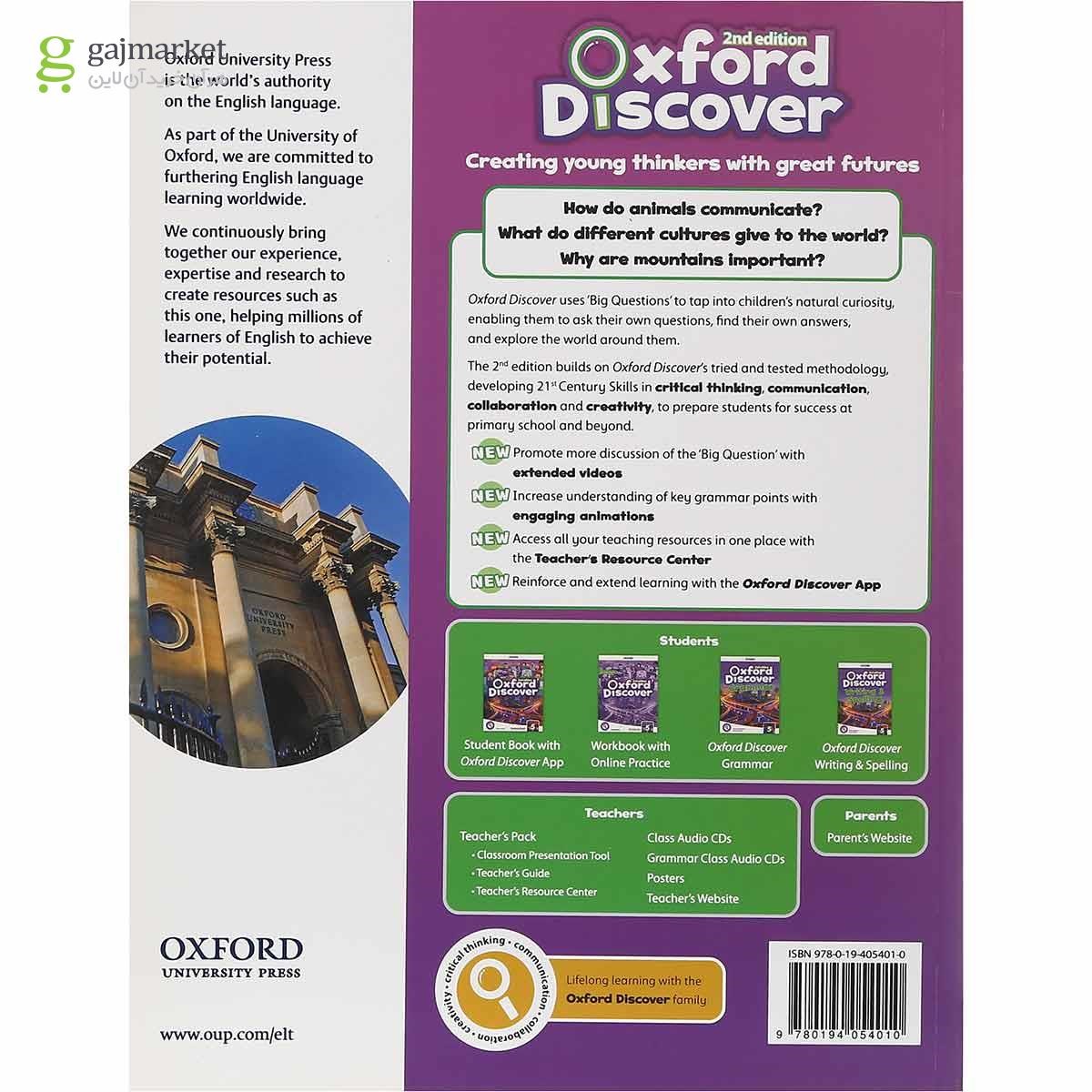 تصویر از Oxford Discover 5 Second Edition Student Book + Workbook