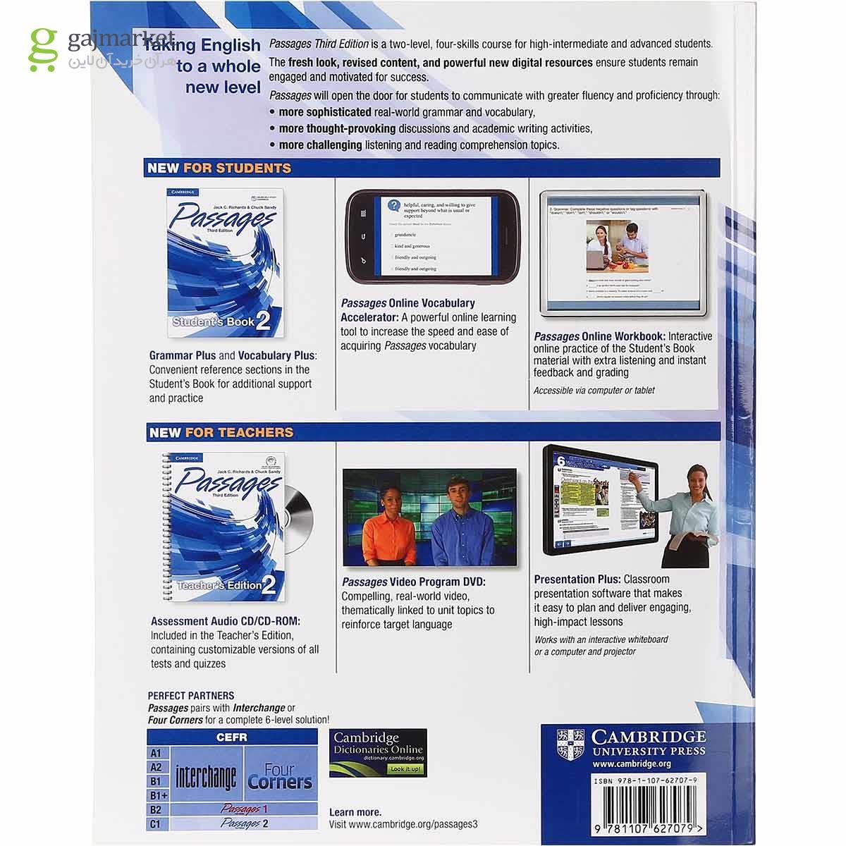 تصویر از Passages 2 Third Edition Student's Book + Workbook