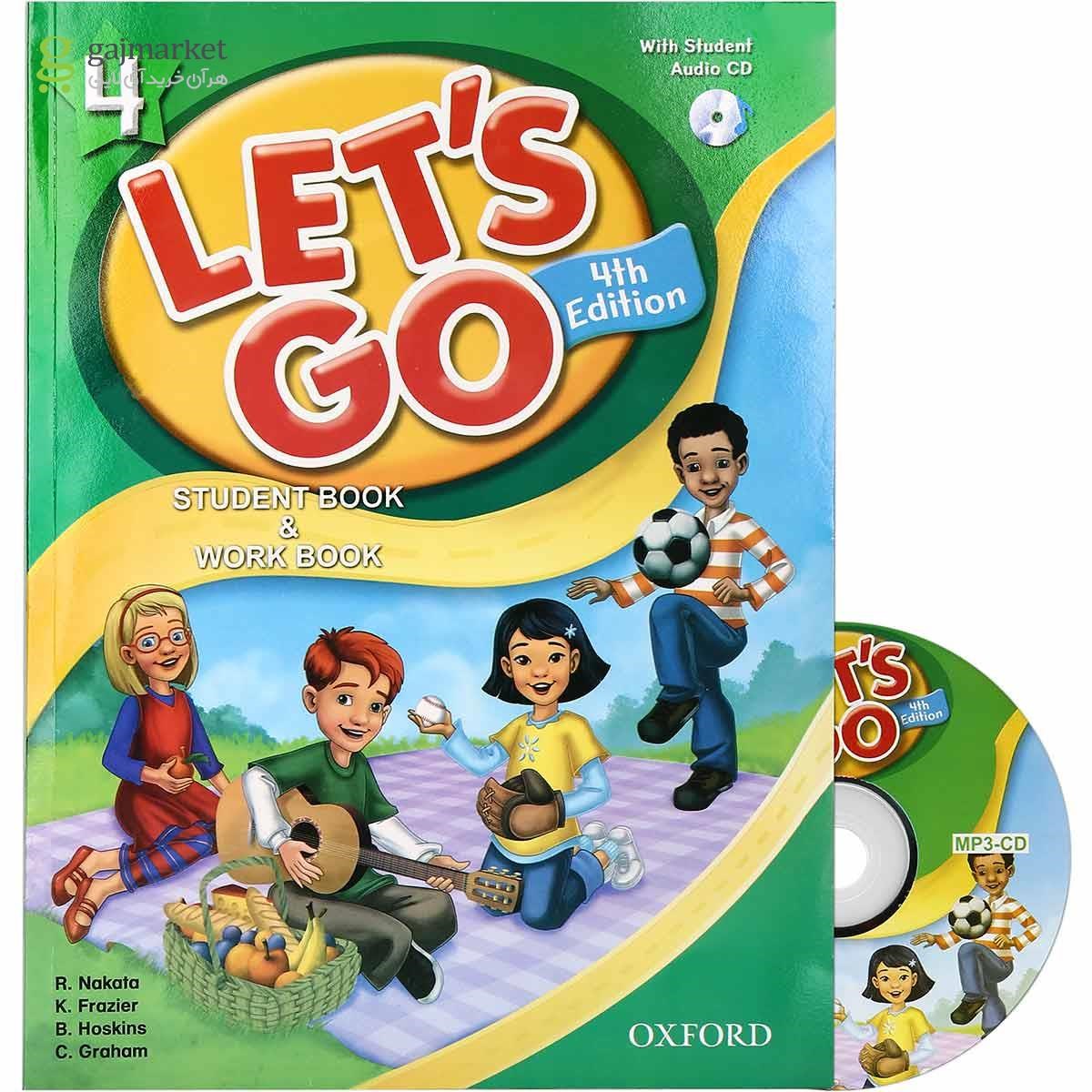 تصویر از Let's Go 4 Fourth Edition Student Book + Workbook