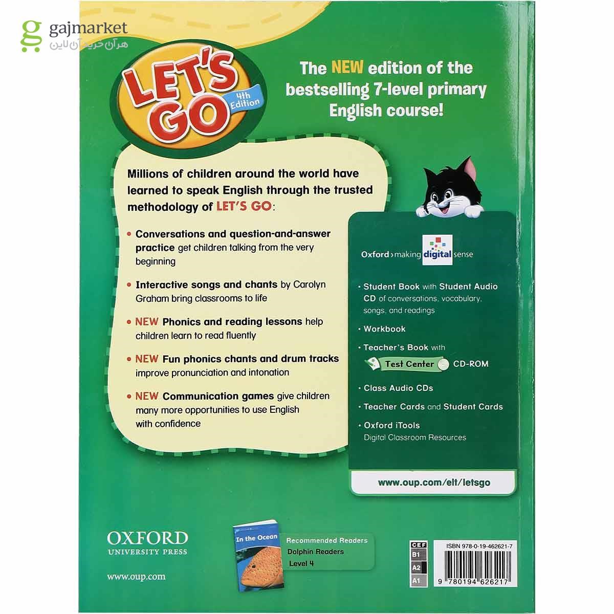 تصویر از Let's Go 4 Fourth Edition Student Book + Workbook