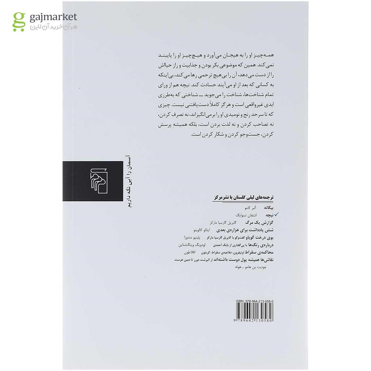 تصویر از کتاب نیچه