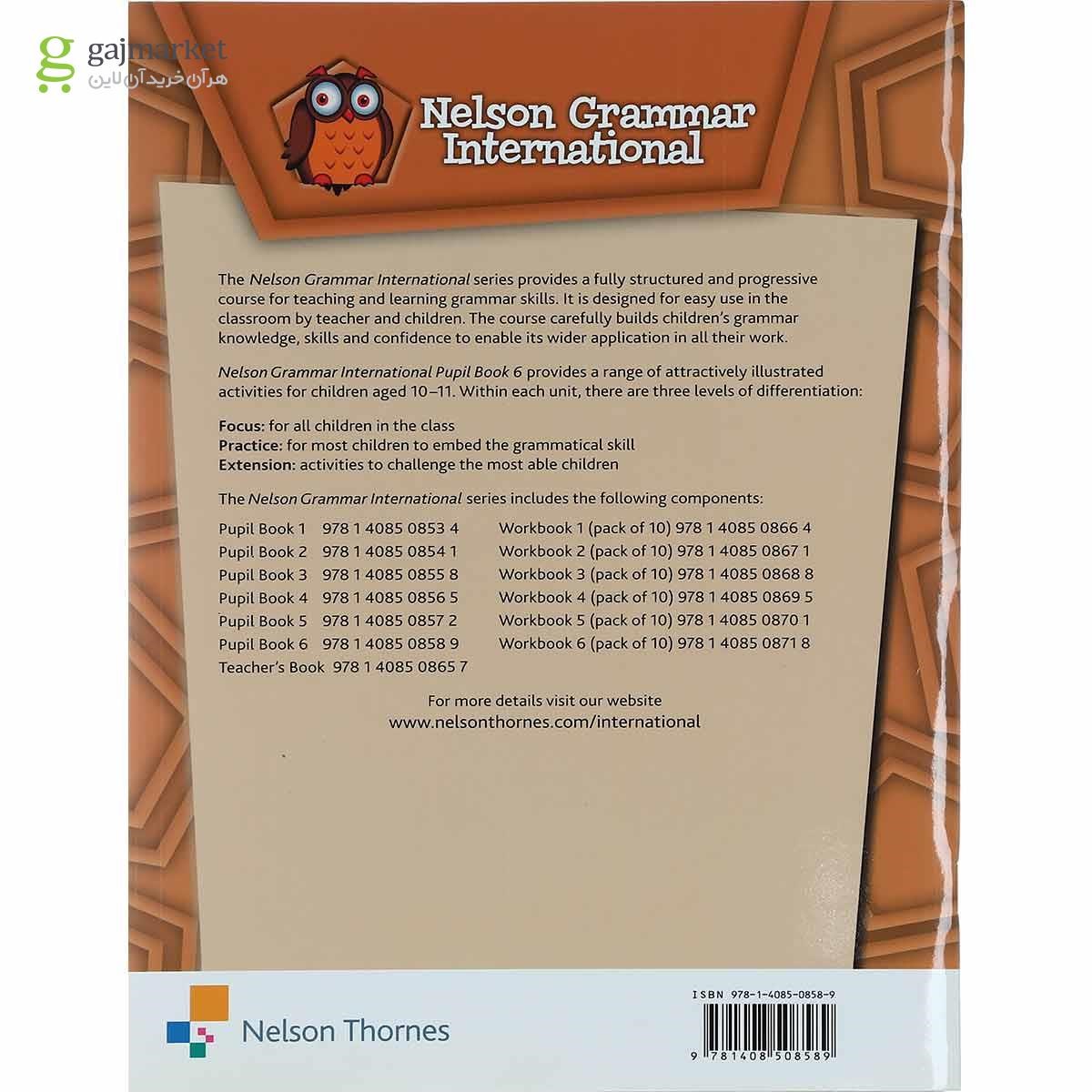 تصویر از Nelson Grammar International 6 Pupil Book + Workbook