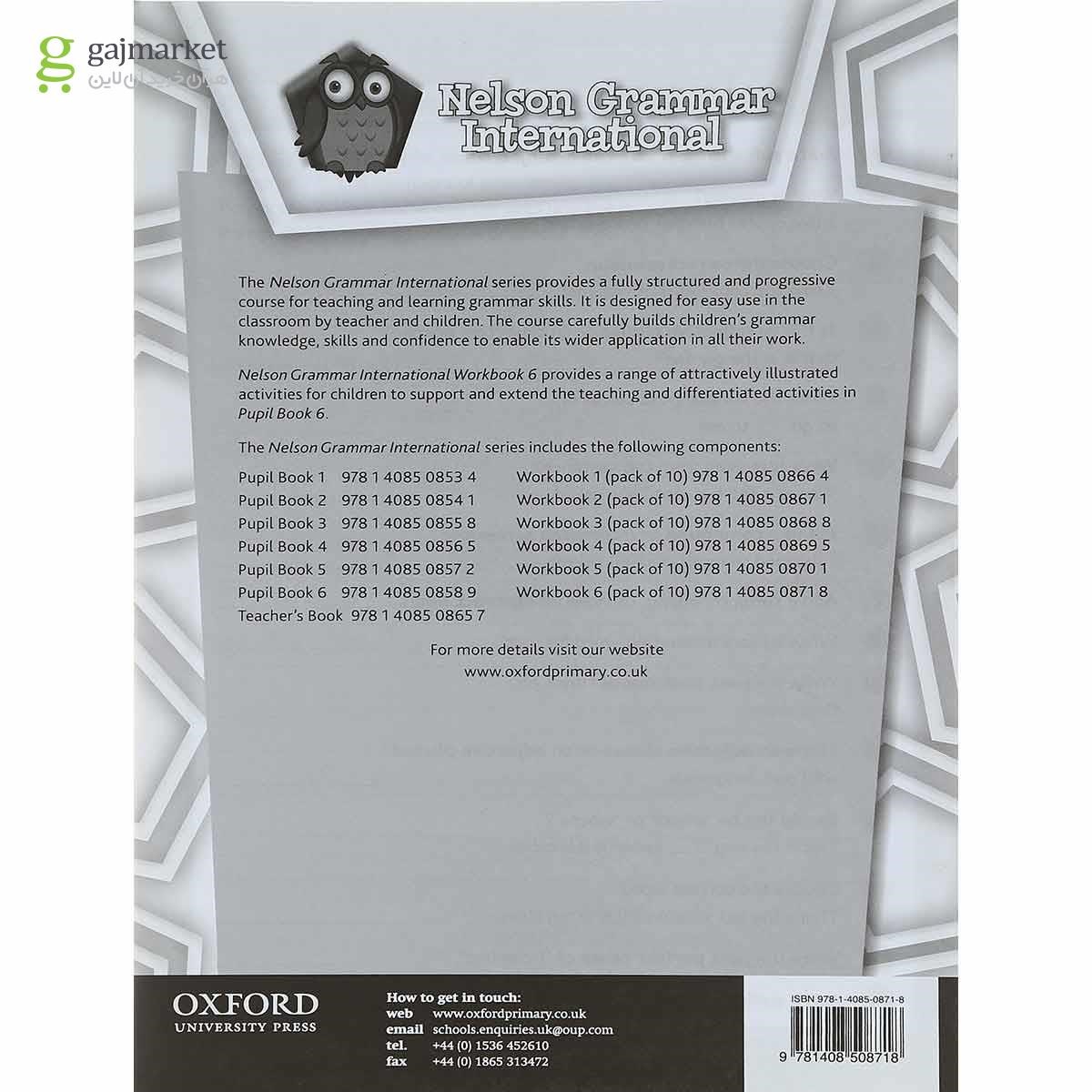 تصویر از Nelson Grammar International 6 Pupil Book + Workbook