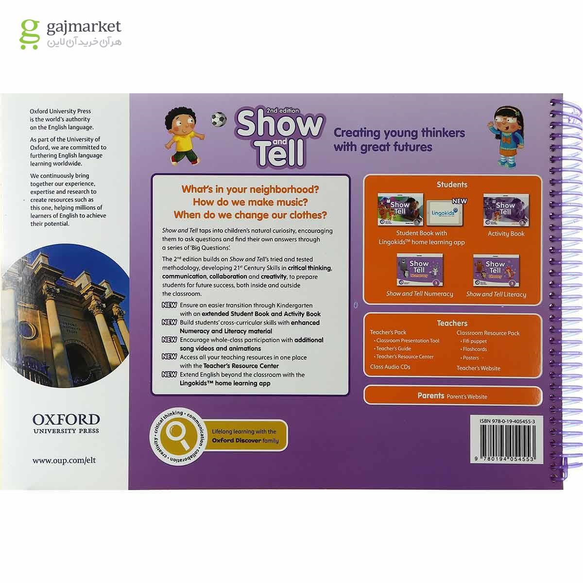 تصویر از کتاب Show and Tell 3 Second Edition Student Pack