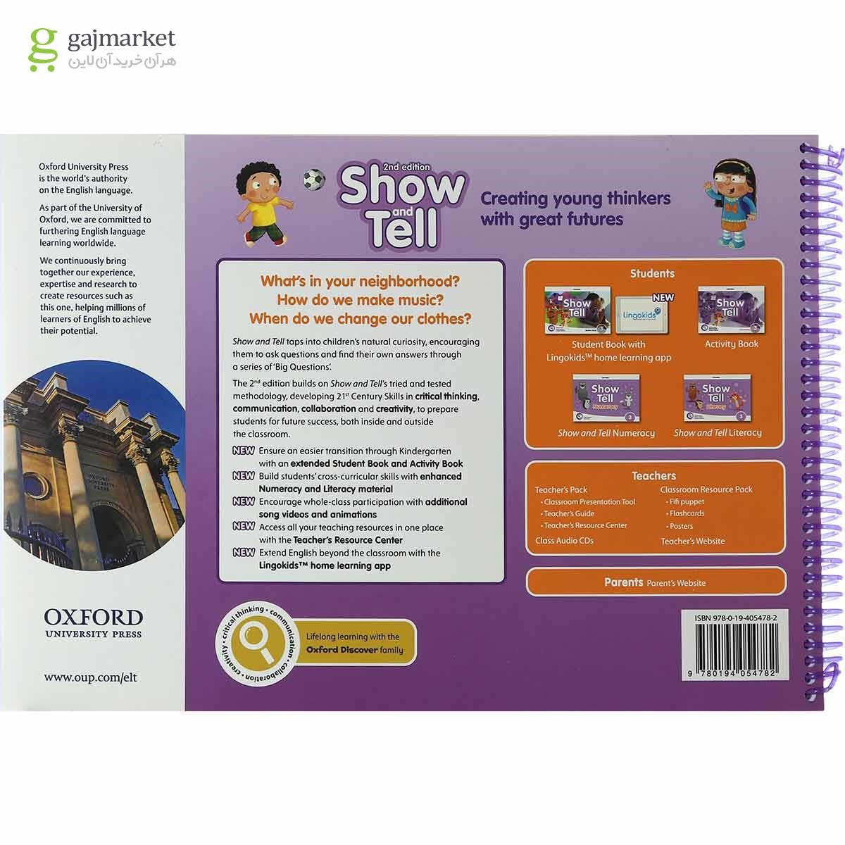 تصویر از کتاب Show and Tell 3 Second Edition Student Pack