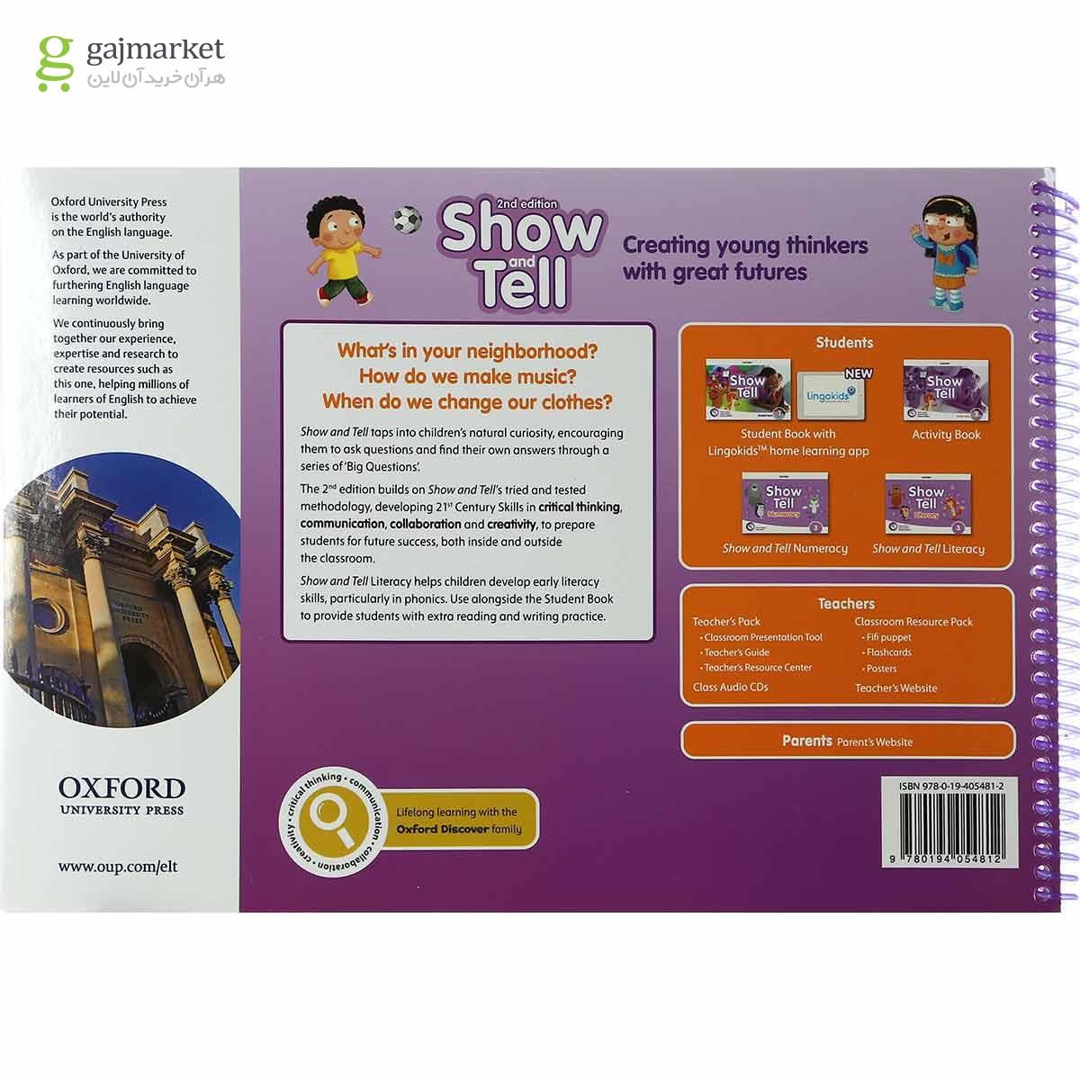 تصویر از کتاب Show and Tell 3 Second Edition Student Pack