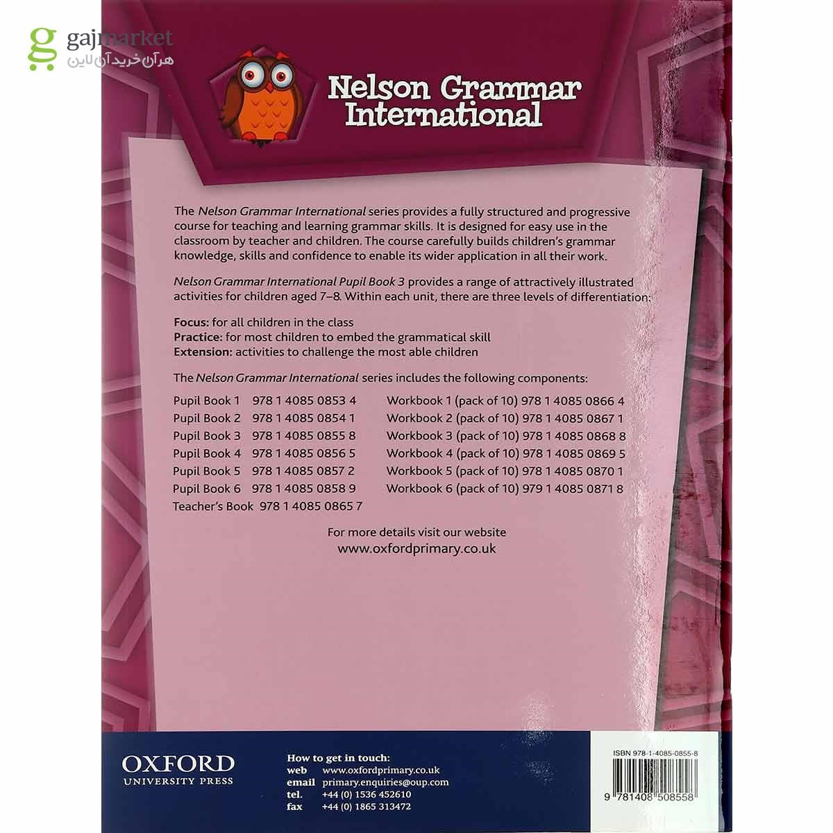 تصویر از Nelson Grammar International 3 Pupil Book + Workbook
