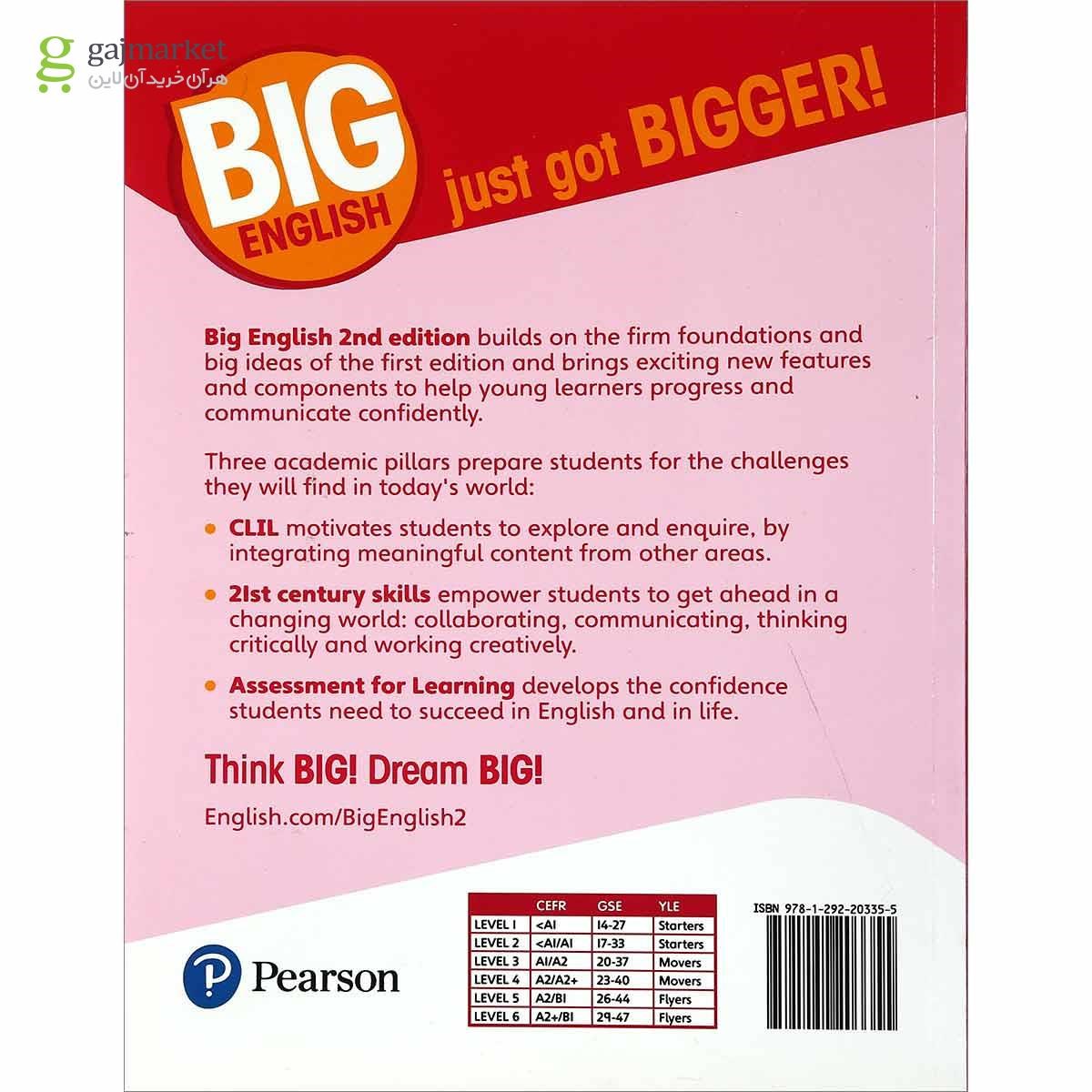 تصویر از Big English 5 Second Edition Student's Book + Workbook