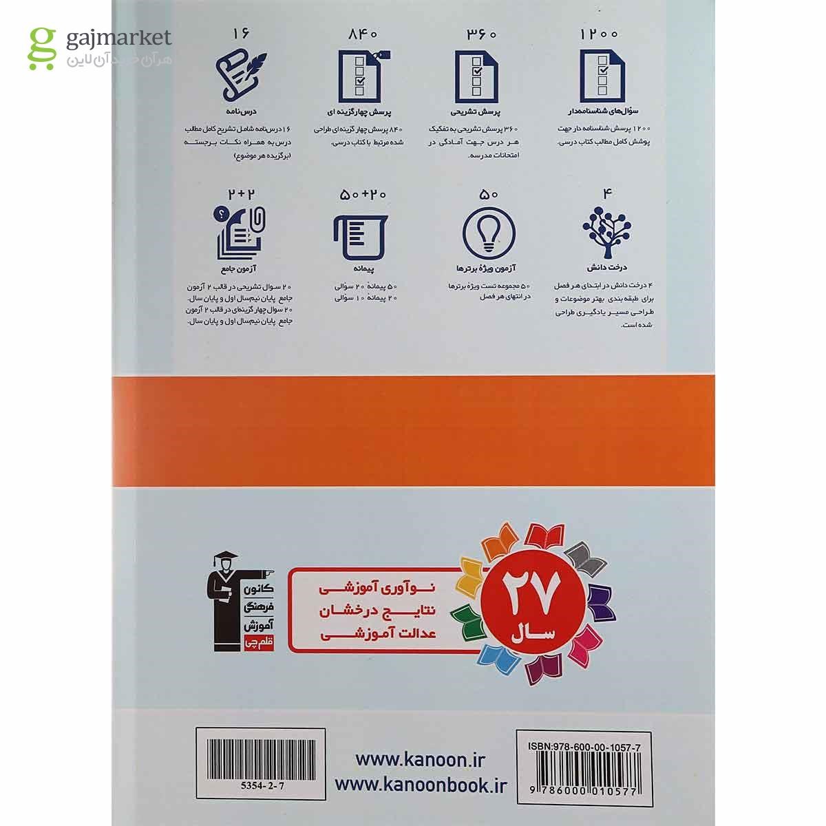 تصویر از کتاب تاریخ یازدهم انسانی سری کتاب های جامع انتشارات کانون فرهنگی آموزش