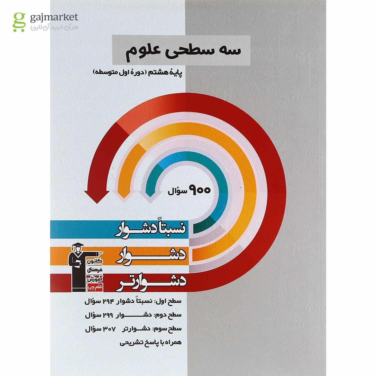 تصویر از کتاب سه سطحی علوم هشتم انتشارات کانون فرهنگی آموزش