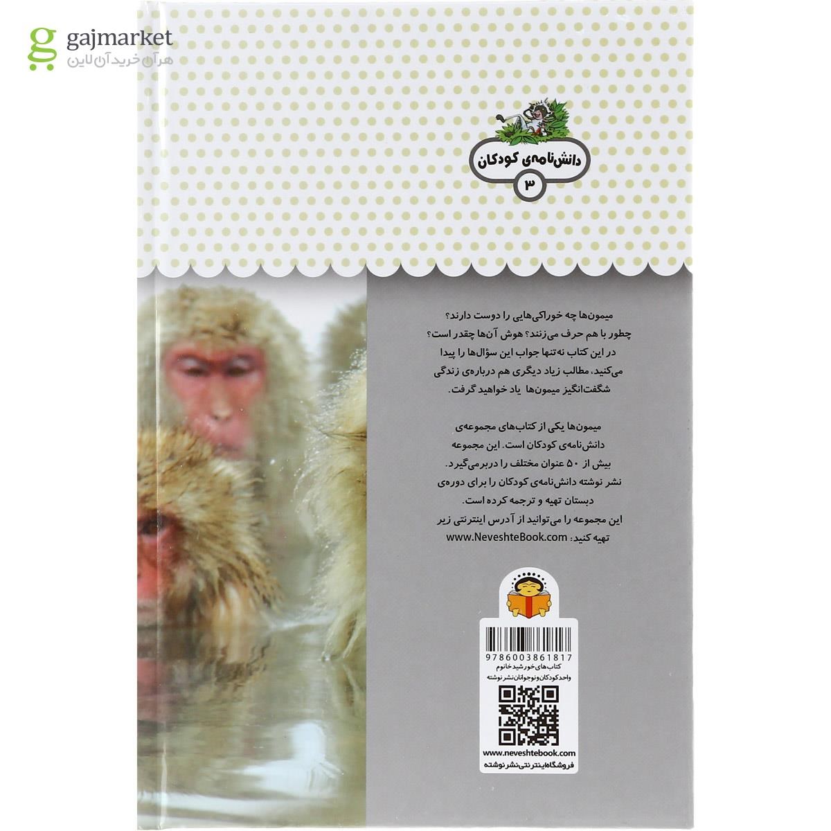 تصویر از کتاب یک فنجان دانستنی درباره میمون ها مجموعه دانش نامه کودکان جلد 3
