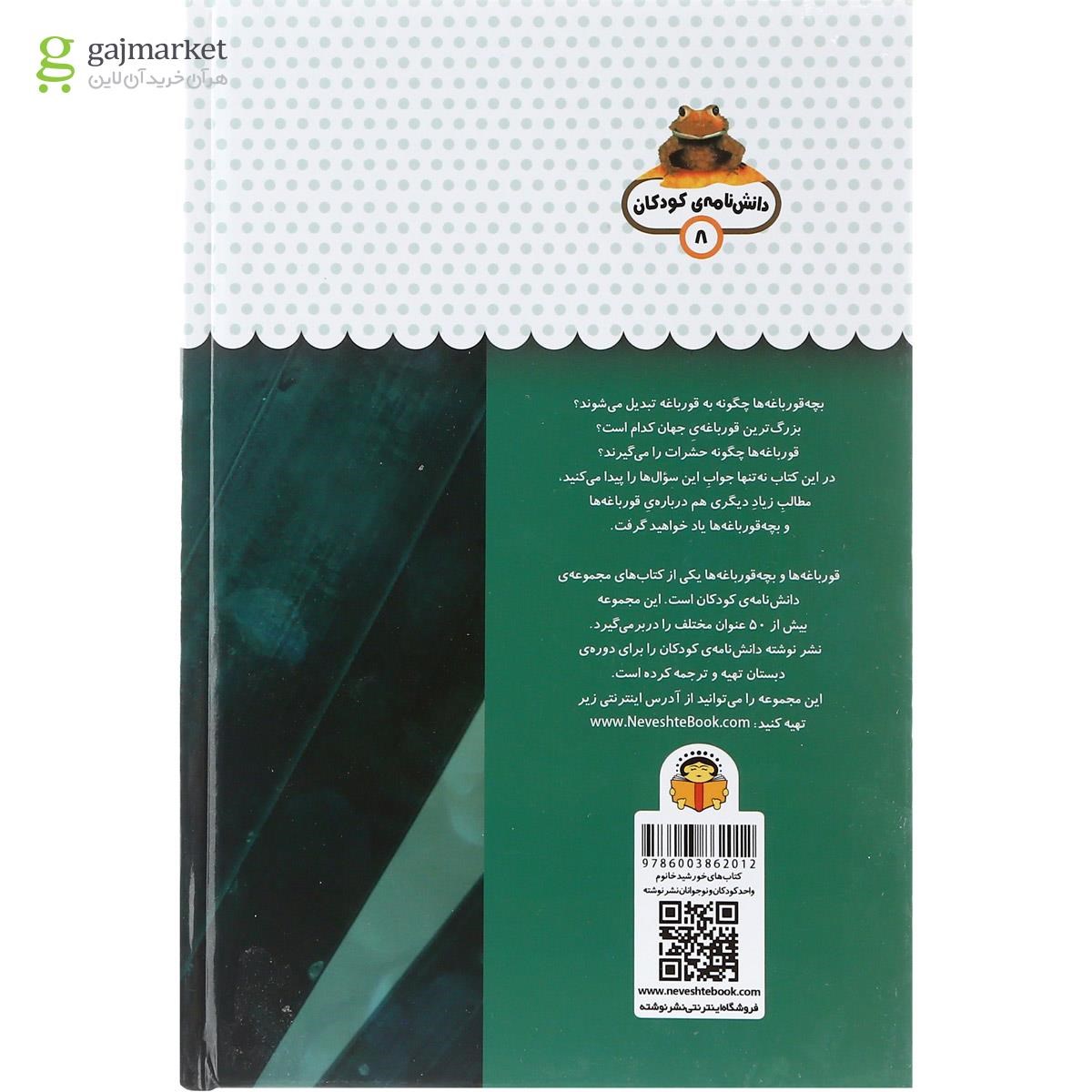 تصویر از کتاب یک فنجان دانستنی درباره قورباغه ها و بچه قورباغه ها مجموعه دانش نامه کودکان جلد 8