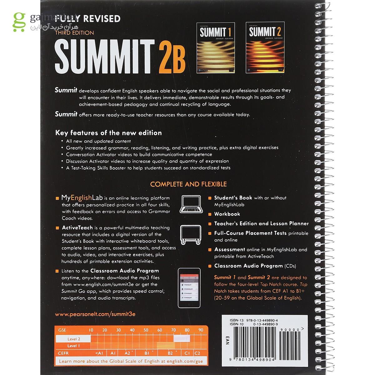 تصویر از Summit 2B Third Edition Student's Book + Workbook