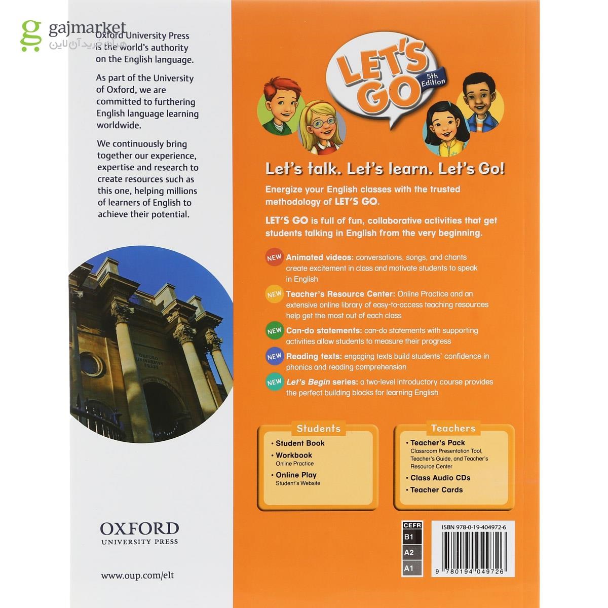 تصویر از Let's Go 5 Fifth Edition Student Book + Workbook