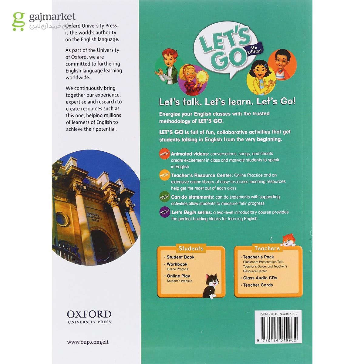 تصویر از Let's Go Let's Begin 1 Fifth Edition Student Book + Workbook