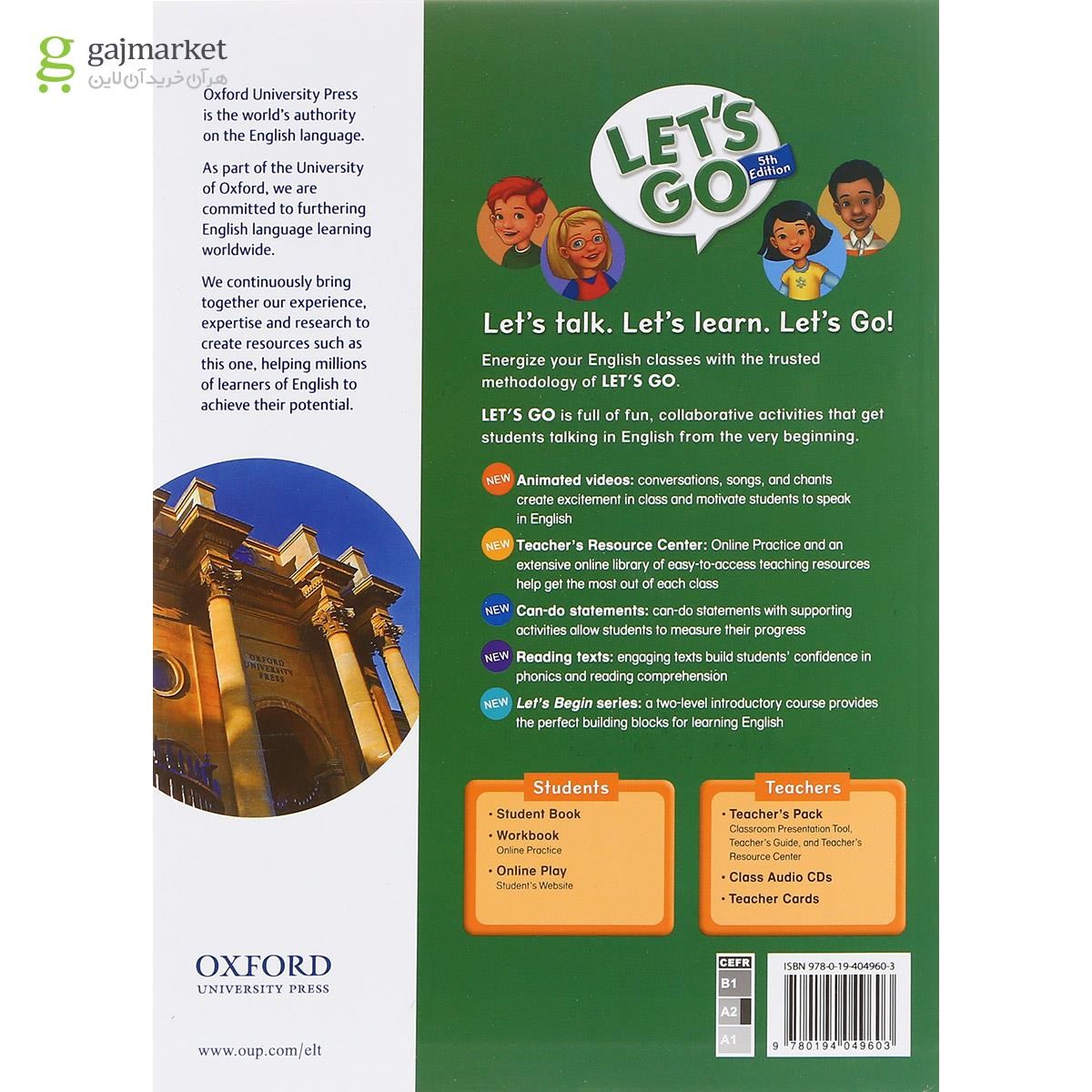 تصویر از Let's Go 4 Fifth Edition Student Book + Workbook