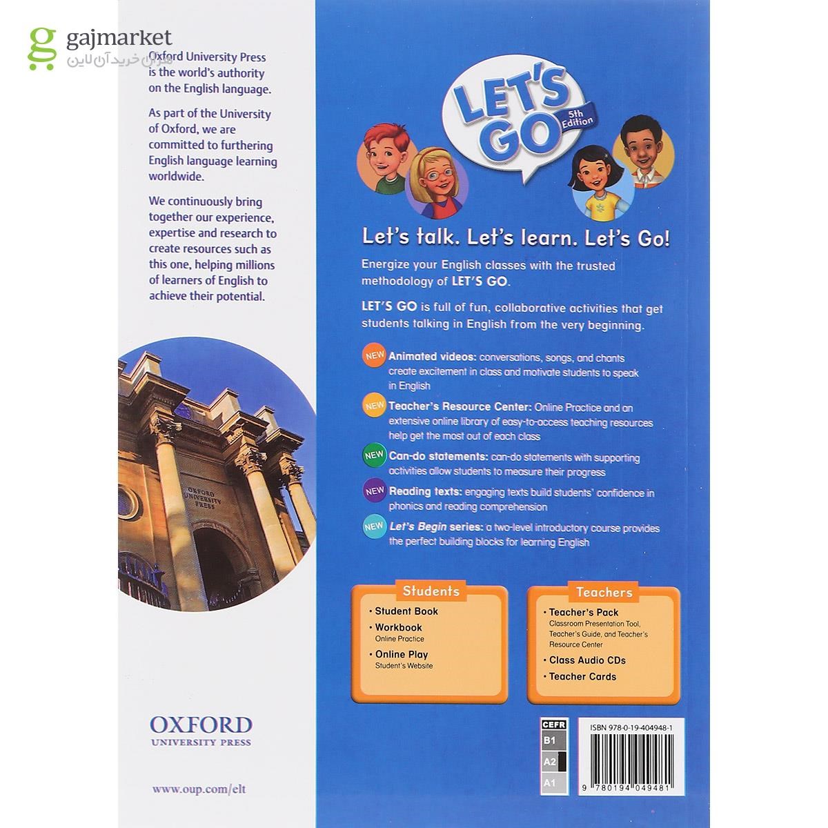 تصویر از Let's Go 3 Fifth Edition Student book + Workbook