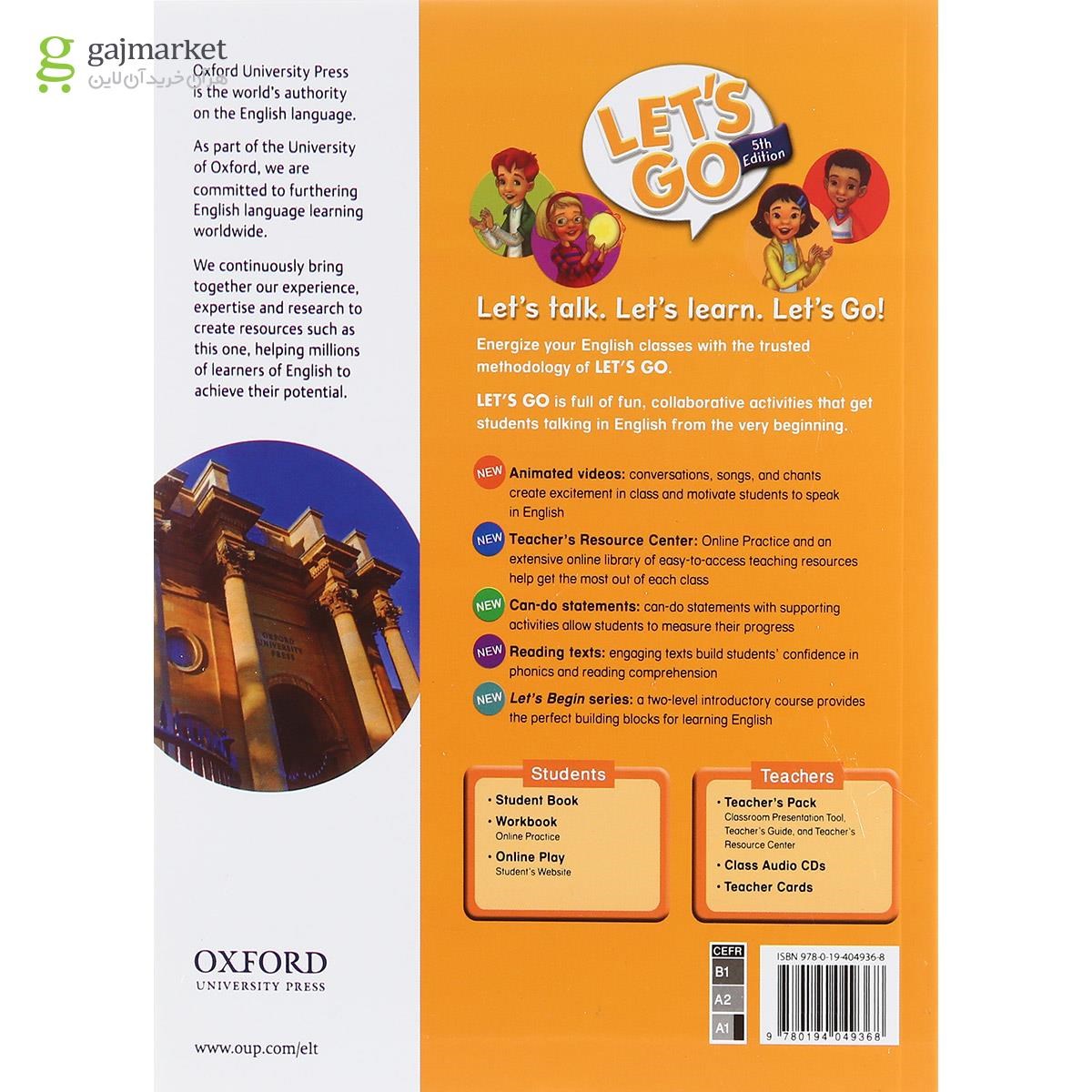 تصویر از Let's Go 2 Fifth Edition Student's Book + Workbook