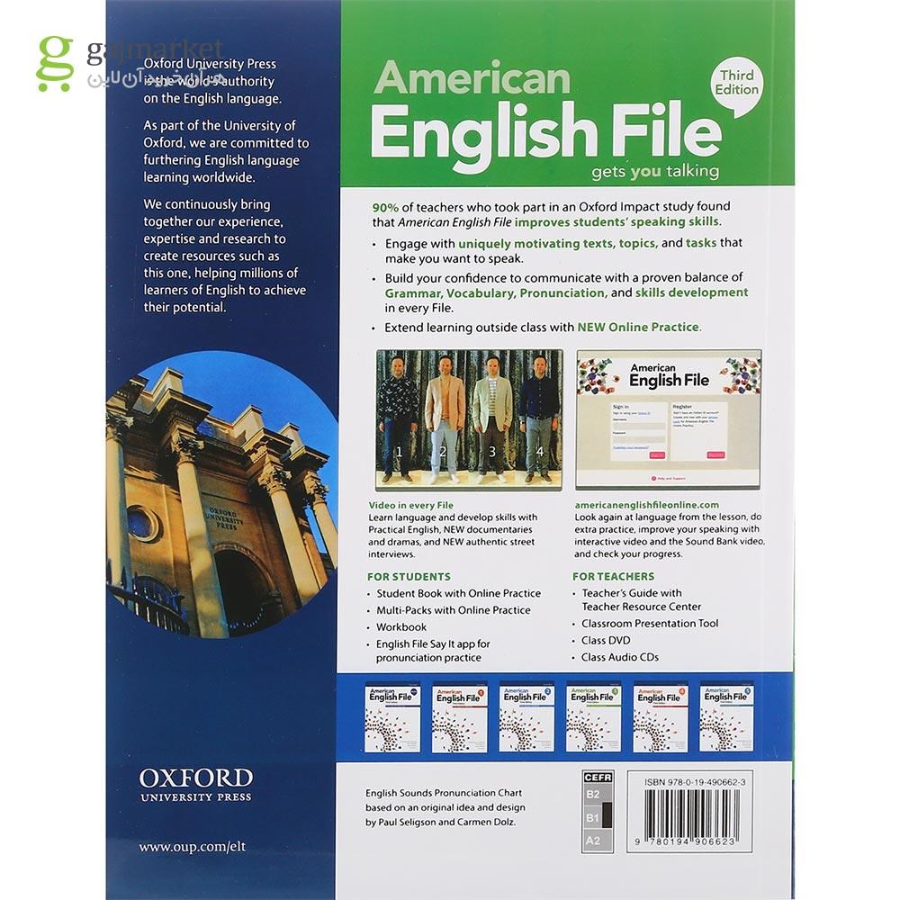 تصویر از American English File 3 Third Edition Student's Book + Workbook