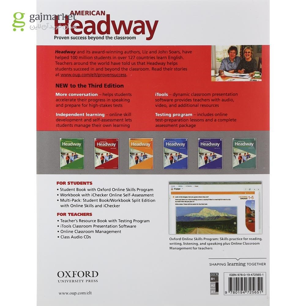 تصویر از American Headway 1 Third Edition Student's Book + Workbook