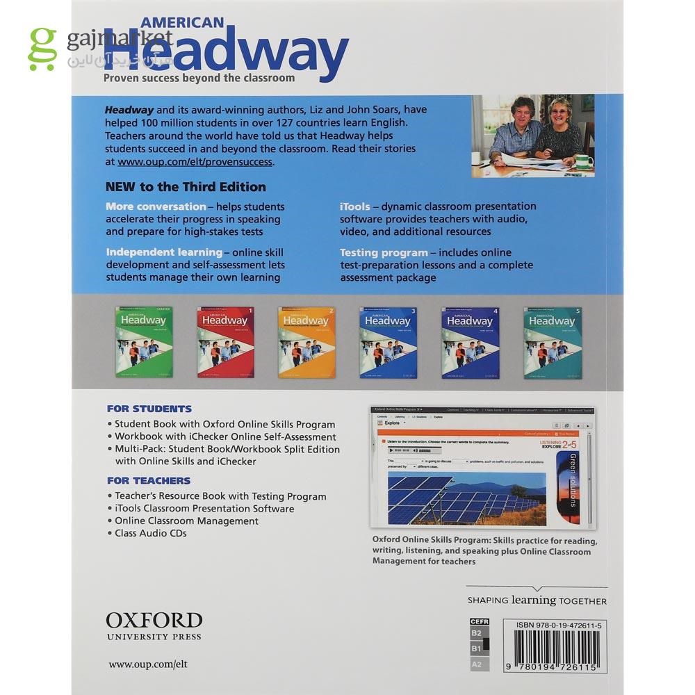 تصویر از American Headway 3 Third Edition Student's Book + Workbook