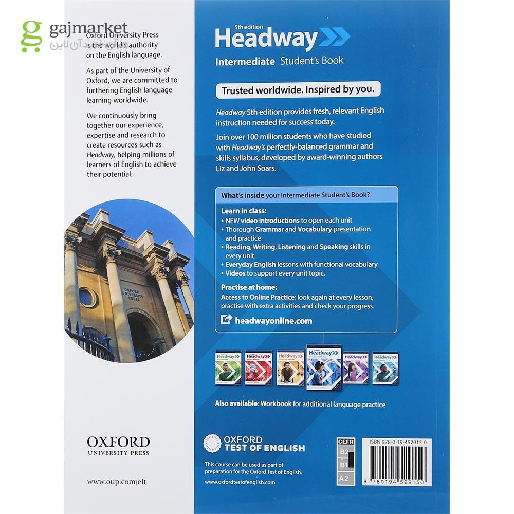 تصویر از Headway Intermediate Fifth Edition Student's Book + Workbook