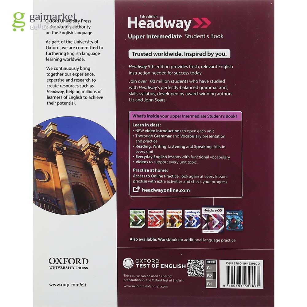 تصویر از Headway Upper Intermediate Fifth Edition Student's Book + Workbook