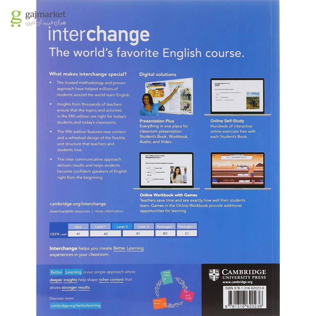 تصویر از Interchange 2 Fifth Edition Student's Book + Workbook