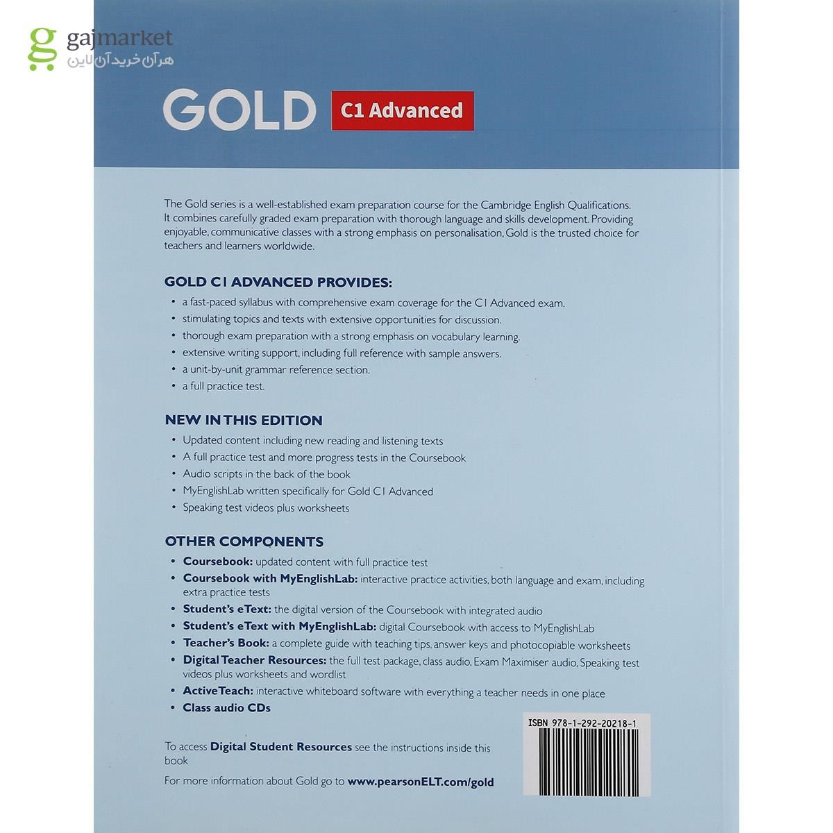 تصویر از کتاب Gold C1 New Edition Workbook