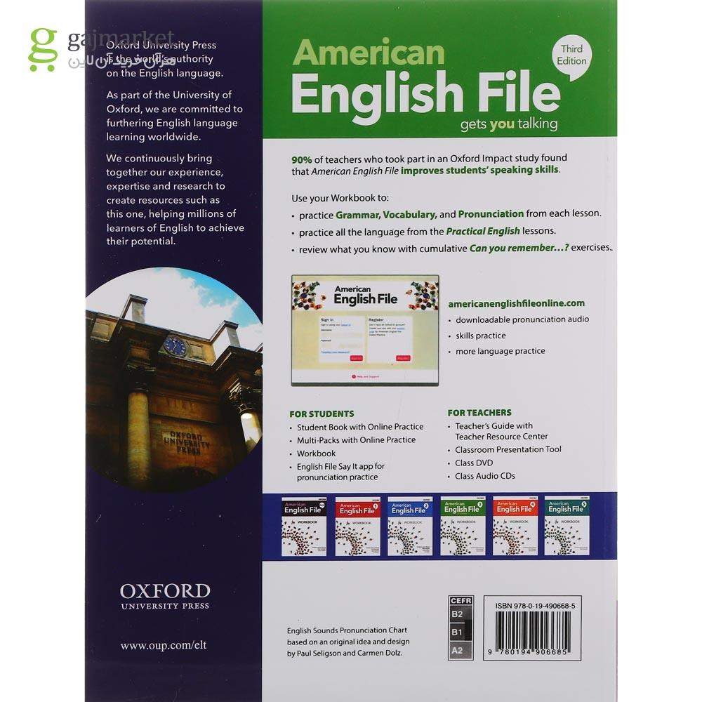 تصویر از American English File Third Edition 3 Workbook