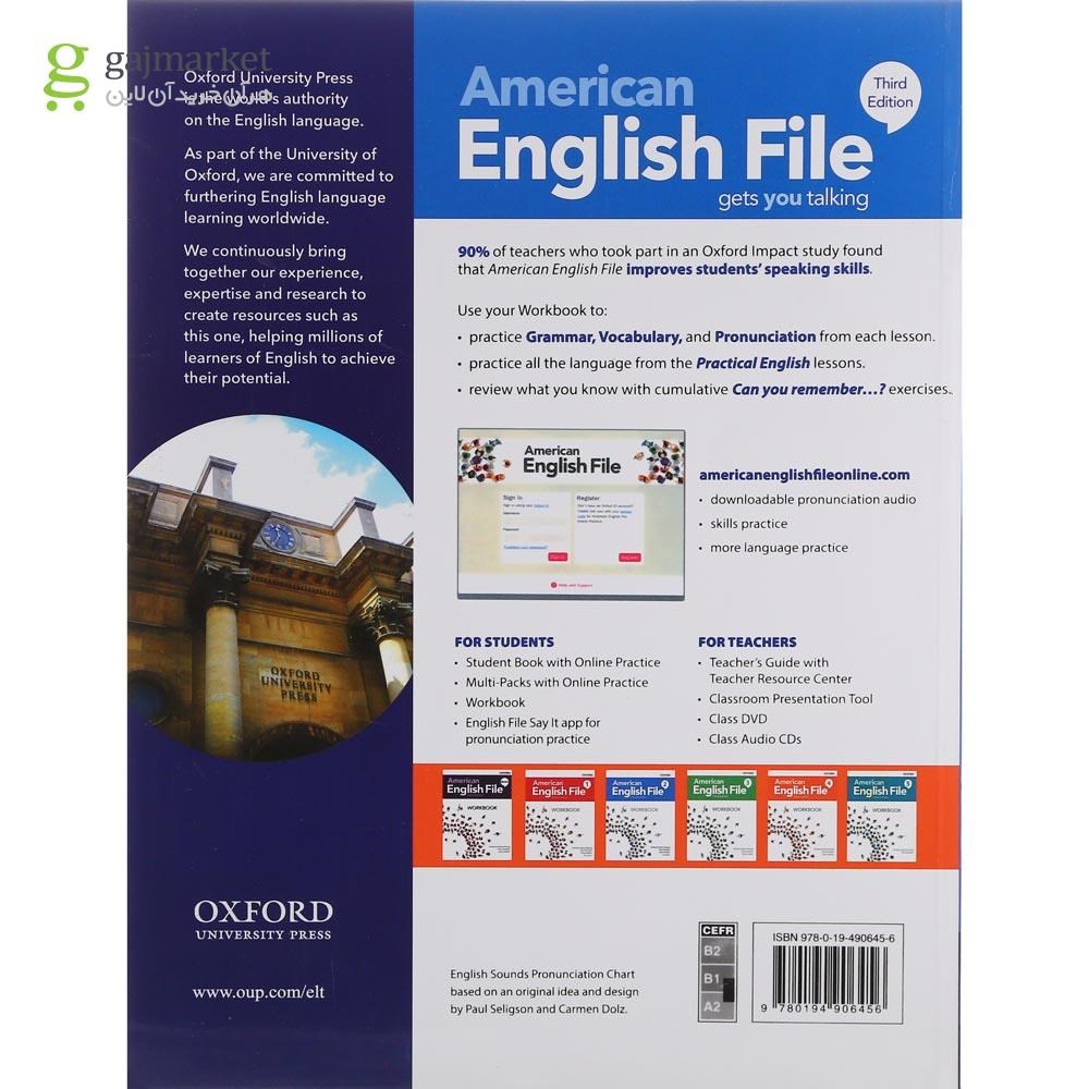 تصویر از کتاب American English File 2 Third Edition Workbook
