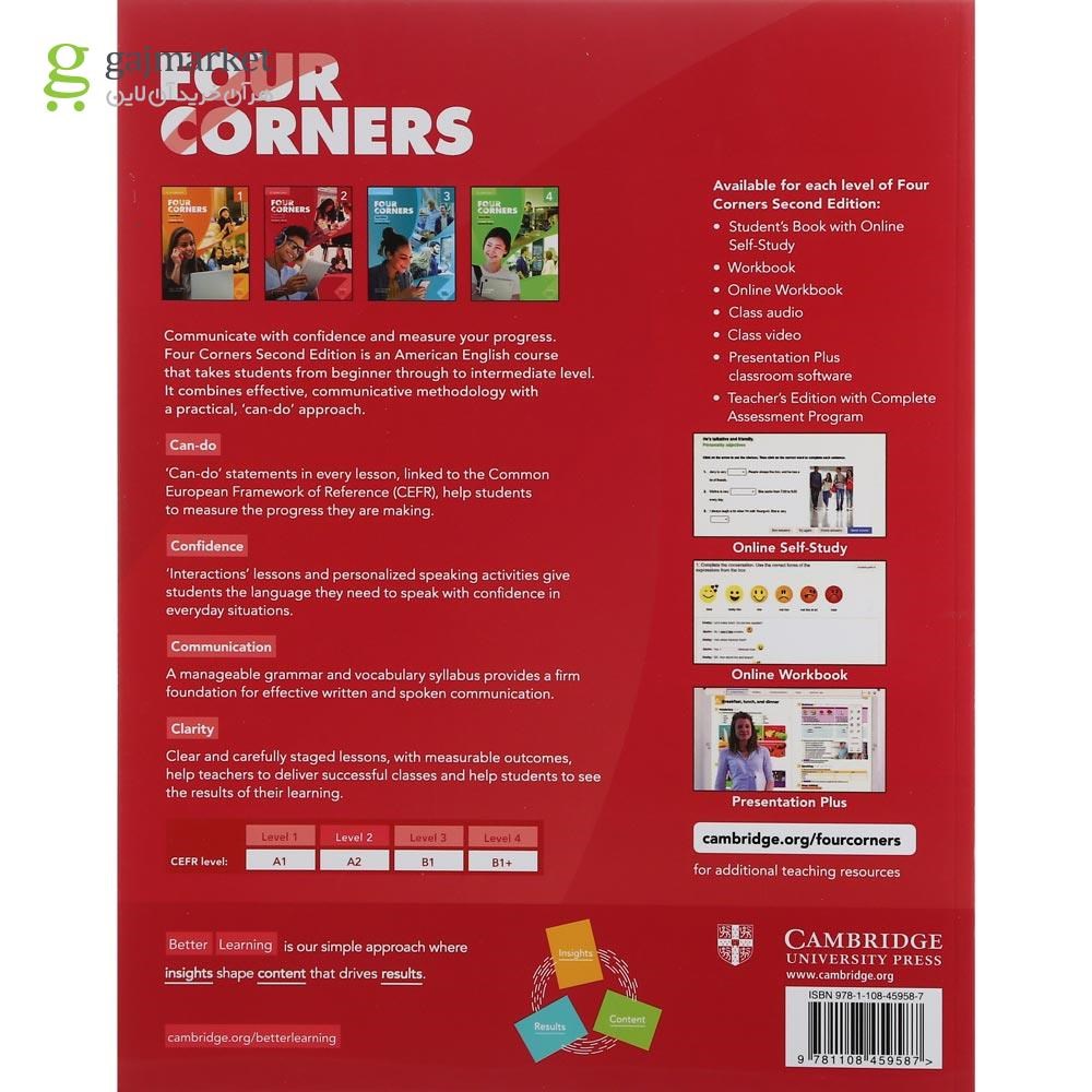 تصویر از کتاب Four Corners 2 Second Edition Workbook