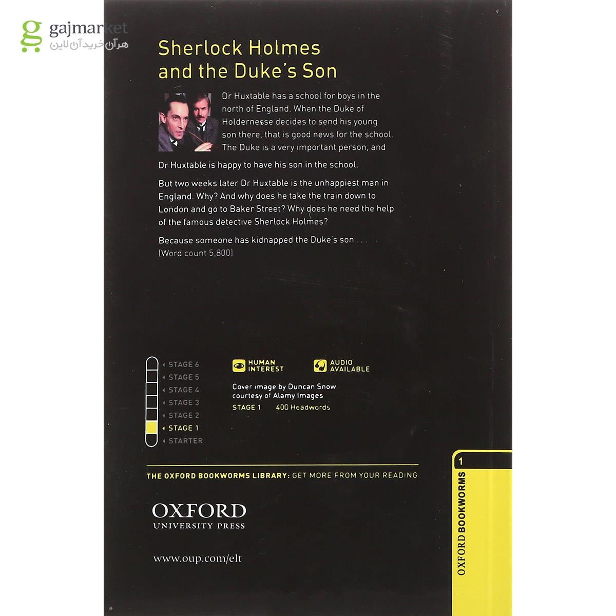 تصویر از Sherlock Holmes and the Duke's Son Oxford Bookworms Stage 1