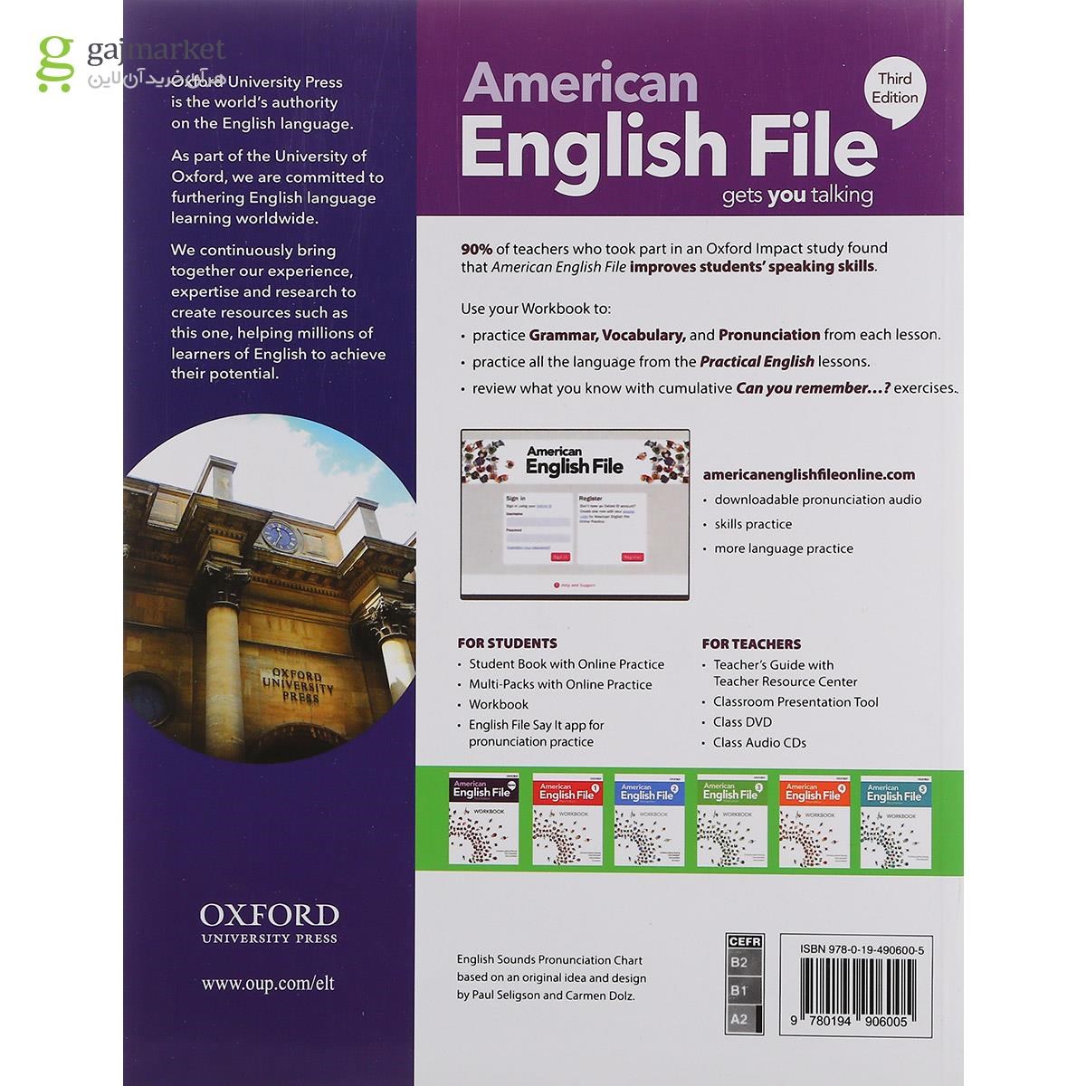 تصویر از کتاب American English File Third Edition Starter Workbook