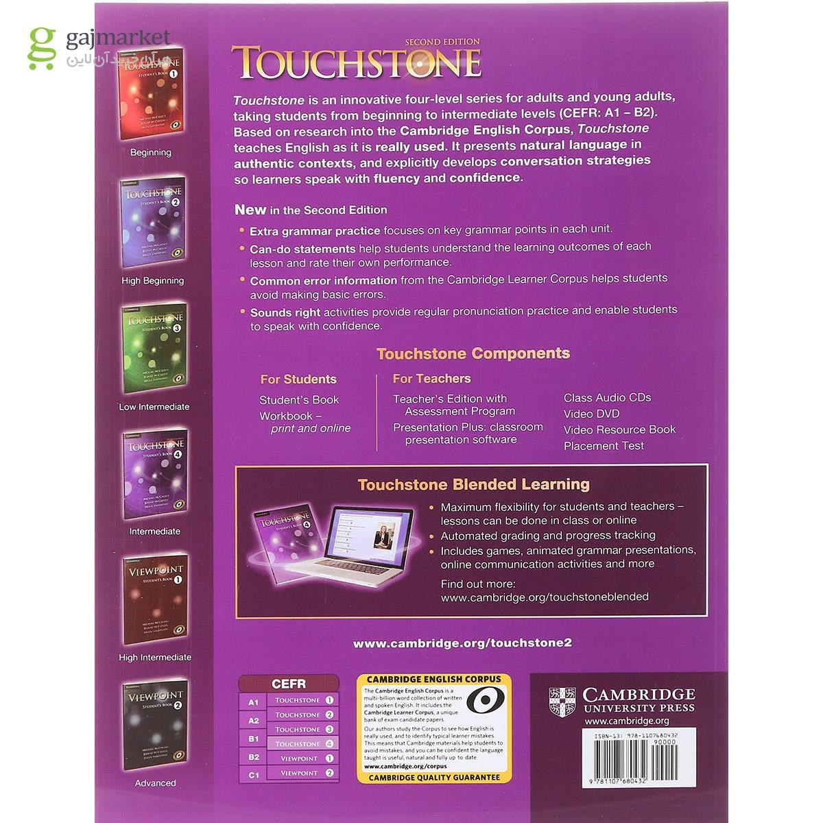 تصویر از Touchstone 4 Second Edition Student's Book + Workbook