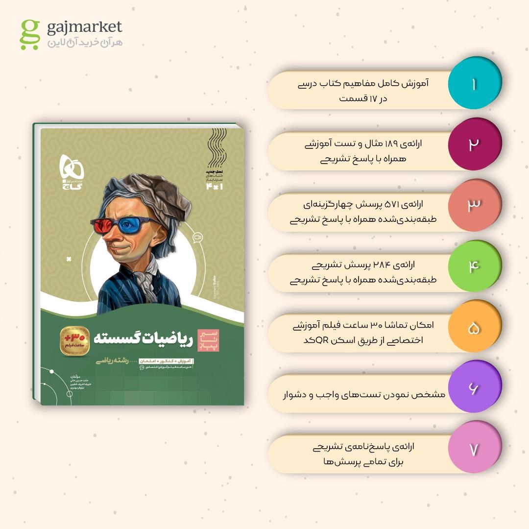 تصویر از کتاب ریاضیات گسسته دوازدهم ریاضی سری سیر تا پیاز