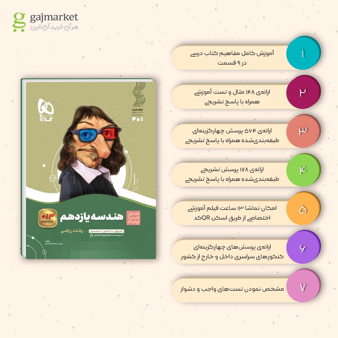 تصویر از کتاب هندسه یازدهم ریاضی سری سیر تا پیاز