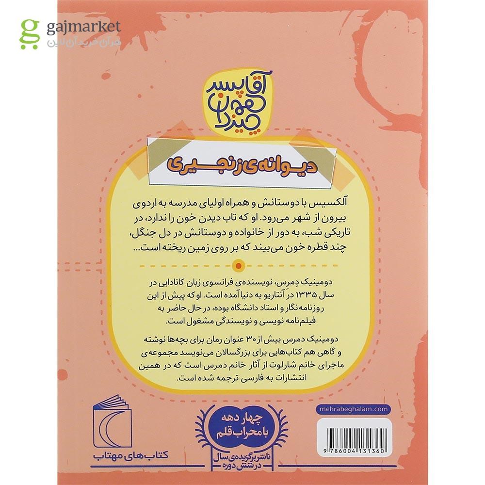 تصویر از کتاب دیوانه ی زنجیری مجموعه آقا پسر همه چیزدان جلد 4