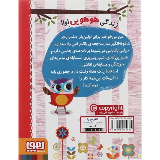 تصویر از کتاب جشنواره بالا درختی اوا مجموعه دفترچه خاطرات جغد جلد 1