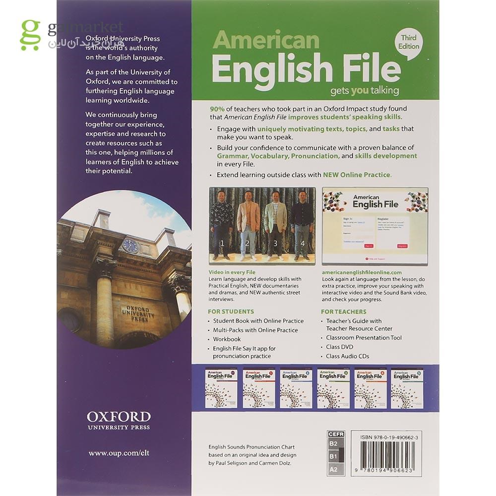 تصویر از American English File 3 Third Edition Student's Book + Workbook