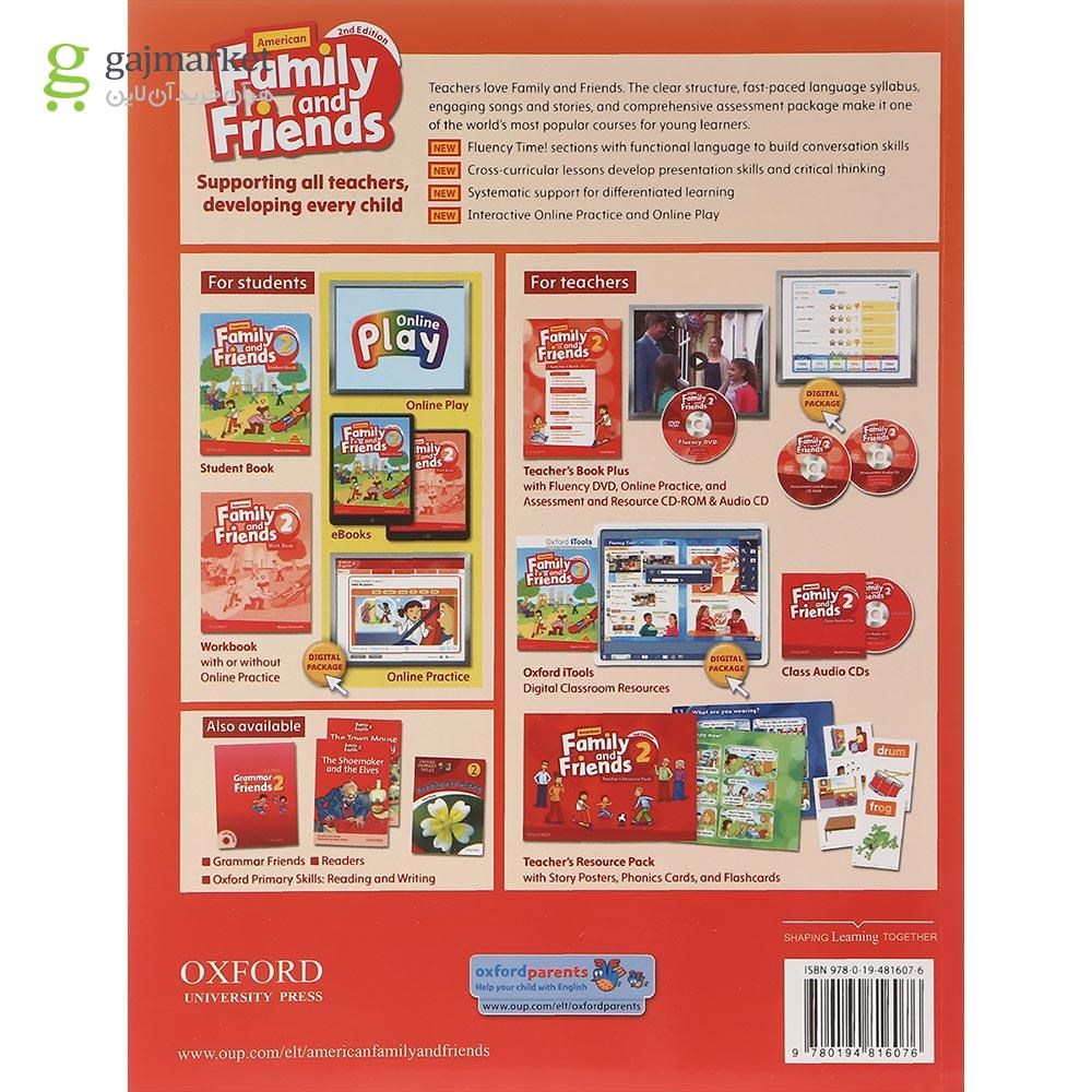تصویر از American Family and Friends 2 Second Edition Student's Book + Workbook
