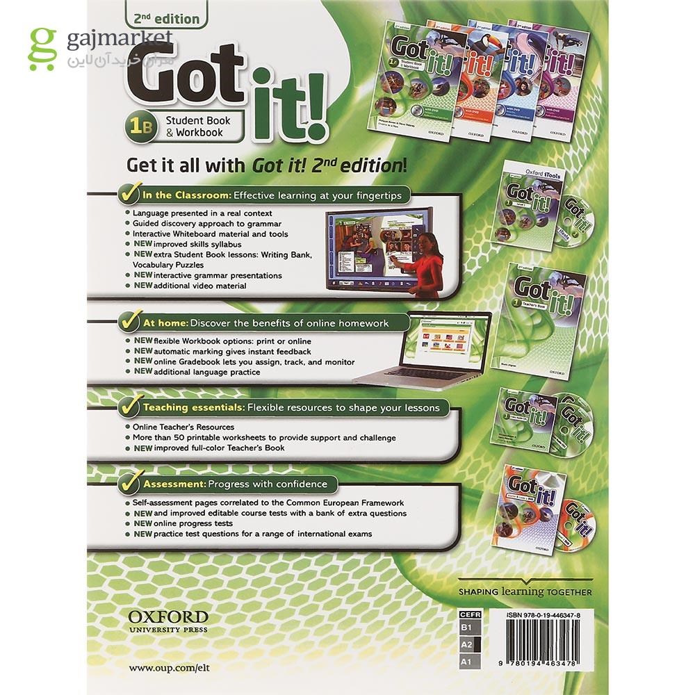 تصویر از Got It 1B Second Edition Student's Book + Workbook