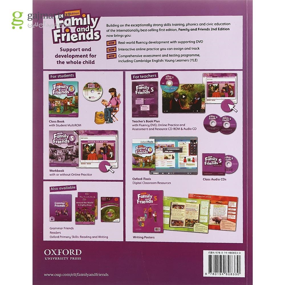تصویر از Family and Friends 5 Second Edition Class Book + Workbook